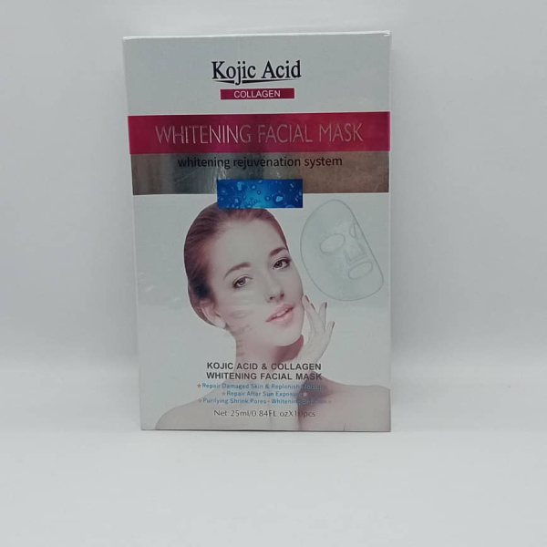 Masque Visage Éclaircissant à l'Acide Kojique et au Collagène